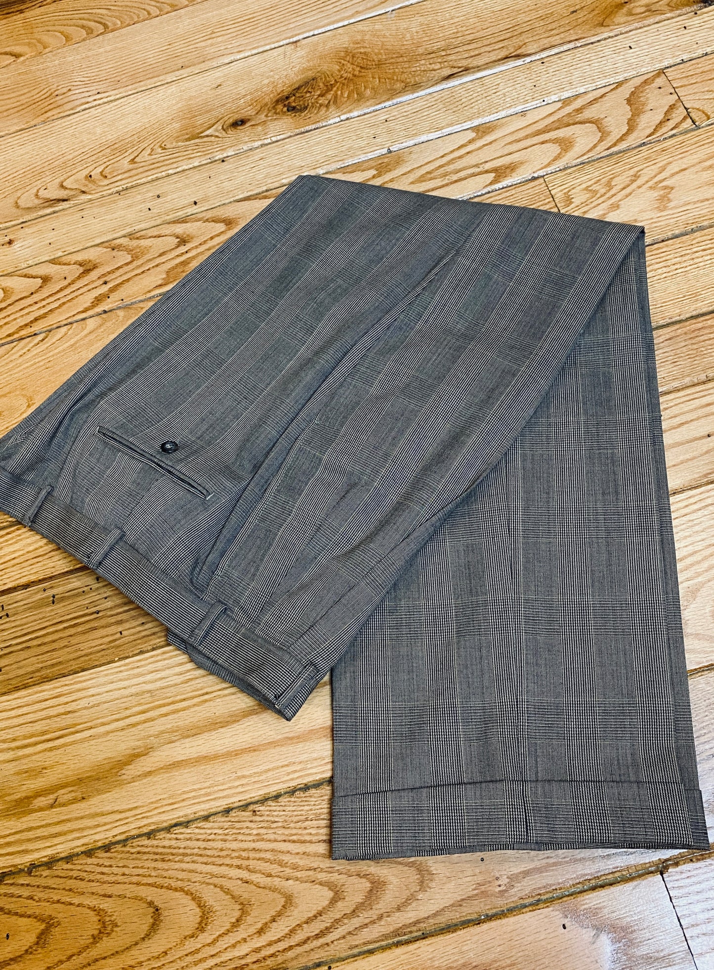Brown Glenn Check Suit (42)