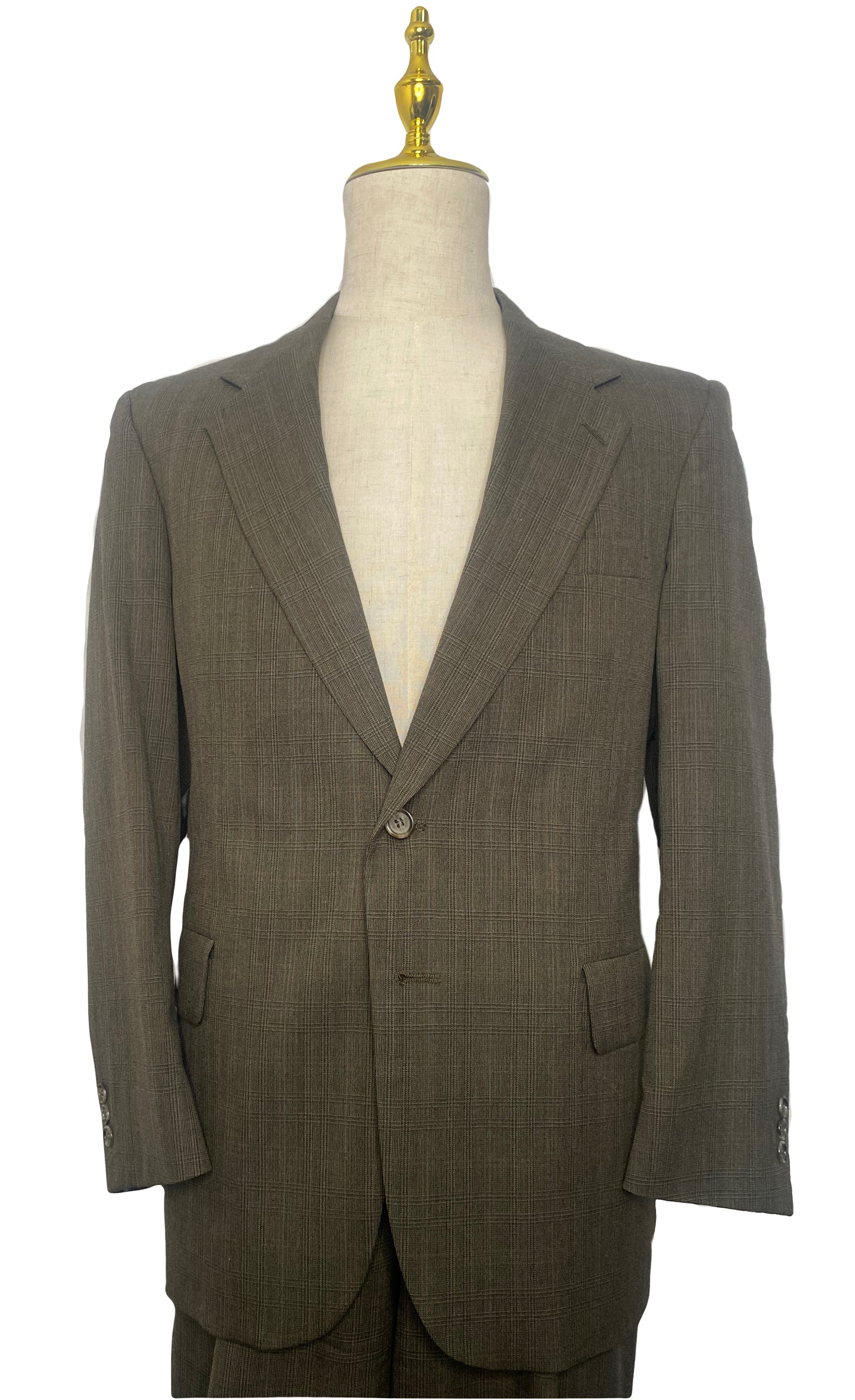 Olive Prince of Wales Suit (40)