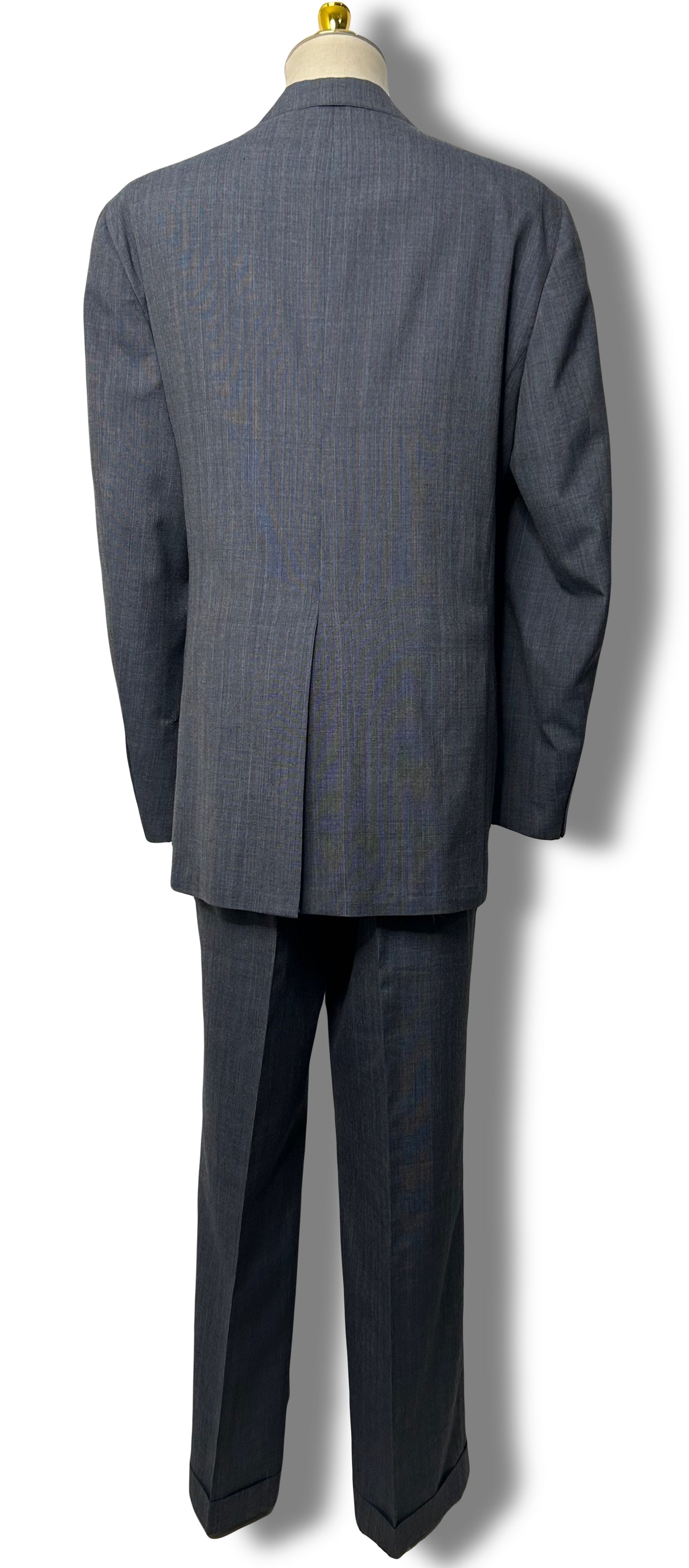 Blue Tic 2 Piece Suit (44)