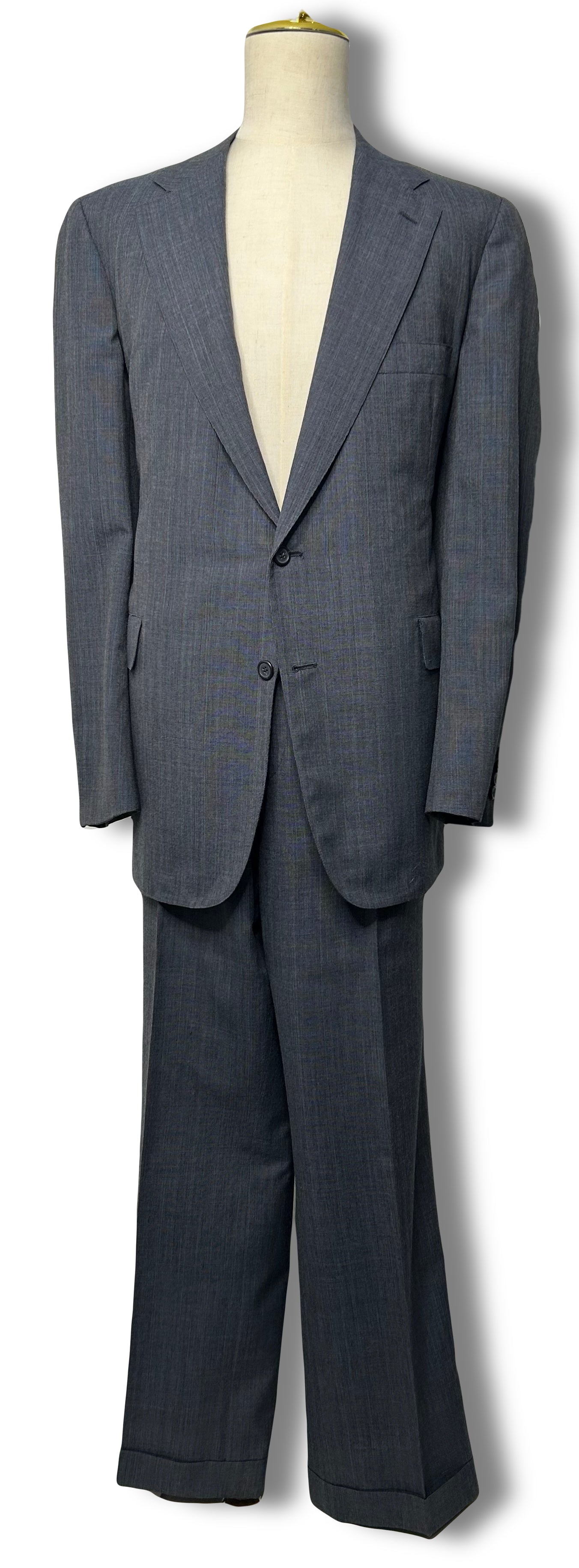 Blue Tic 2 Piece Suit (44)