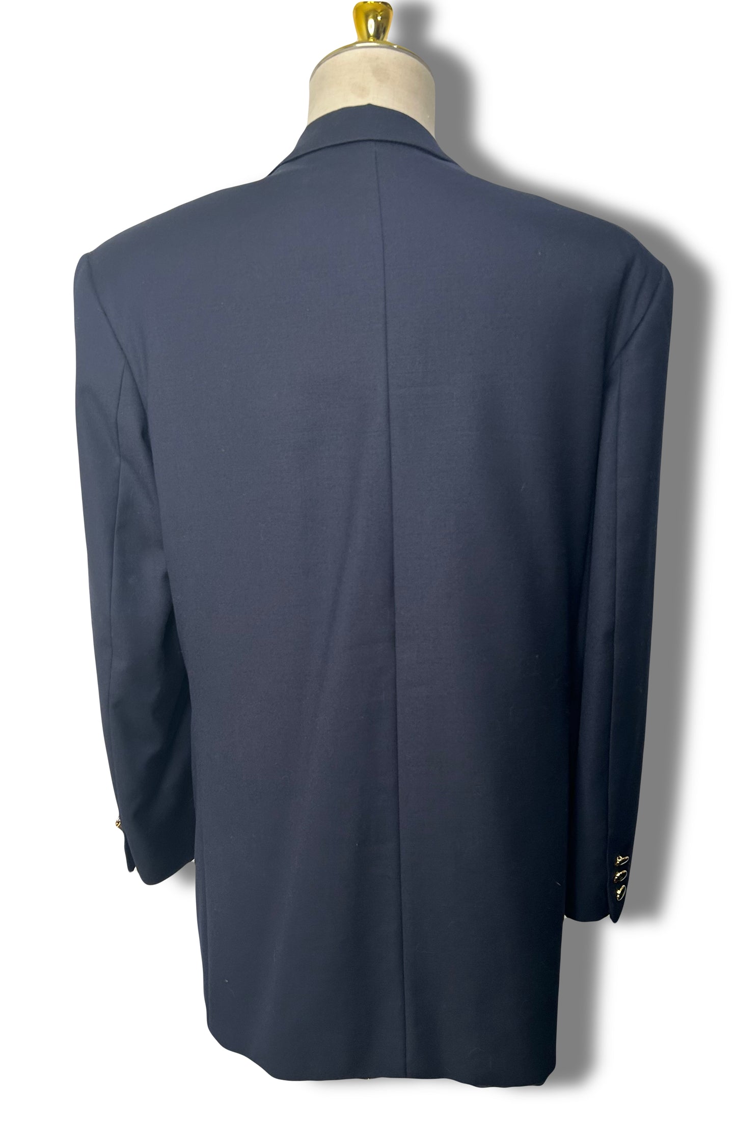 Navy Double Breasted Blazer (44)