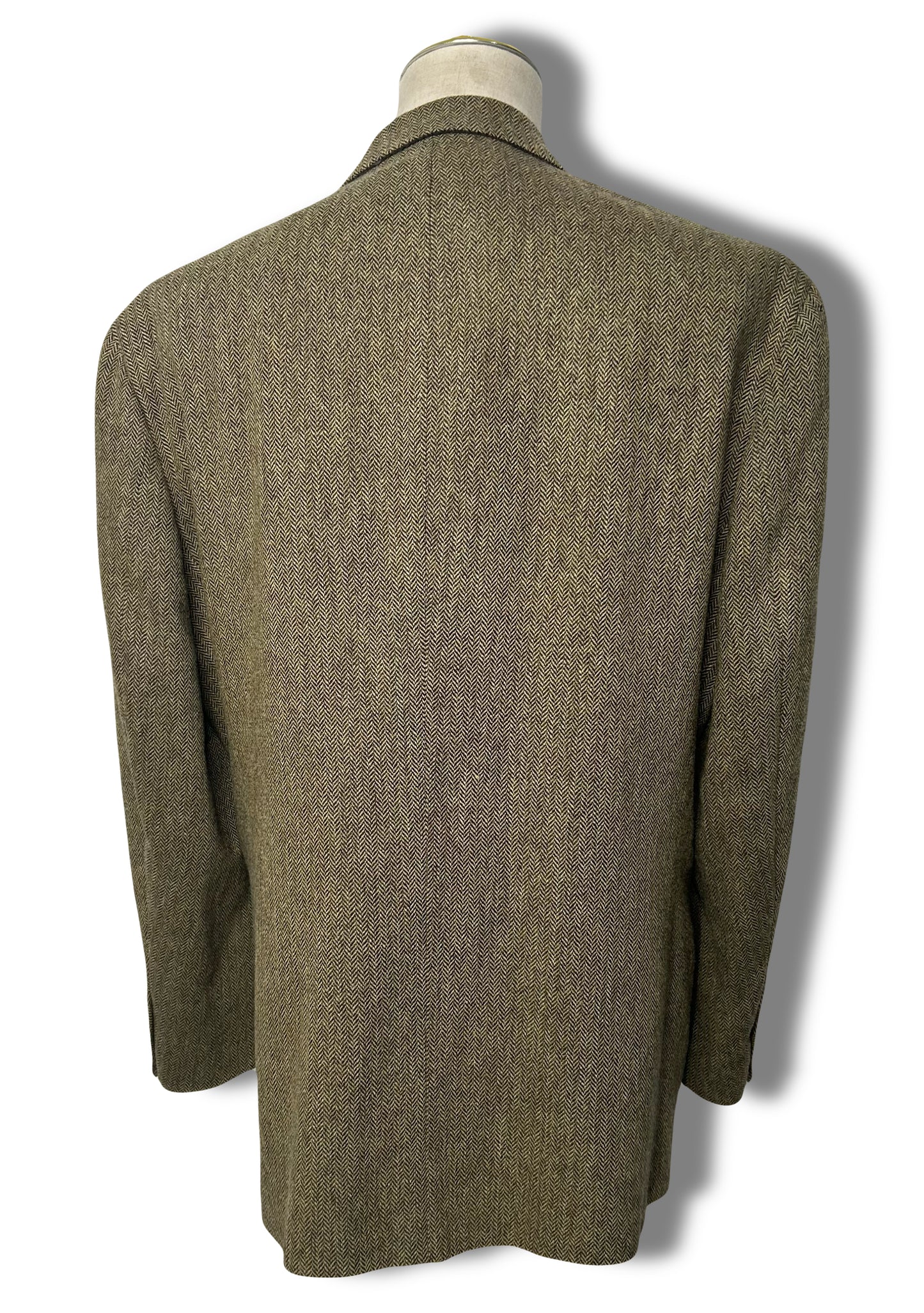 Tan Herringbone Tweed Sportcoat (48)