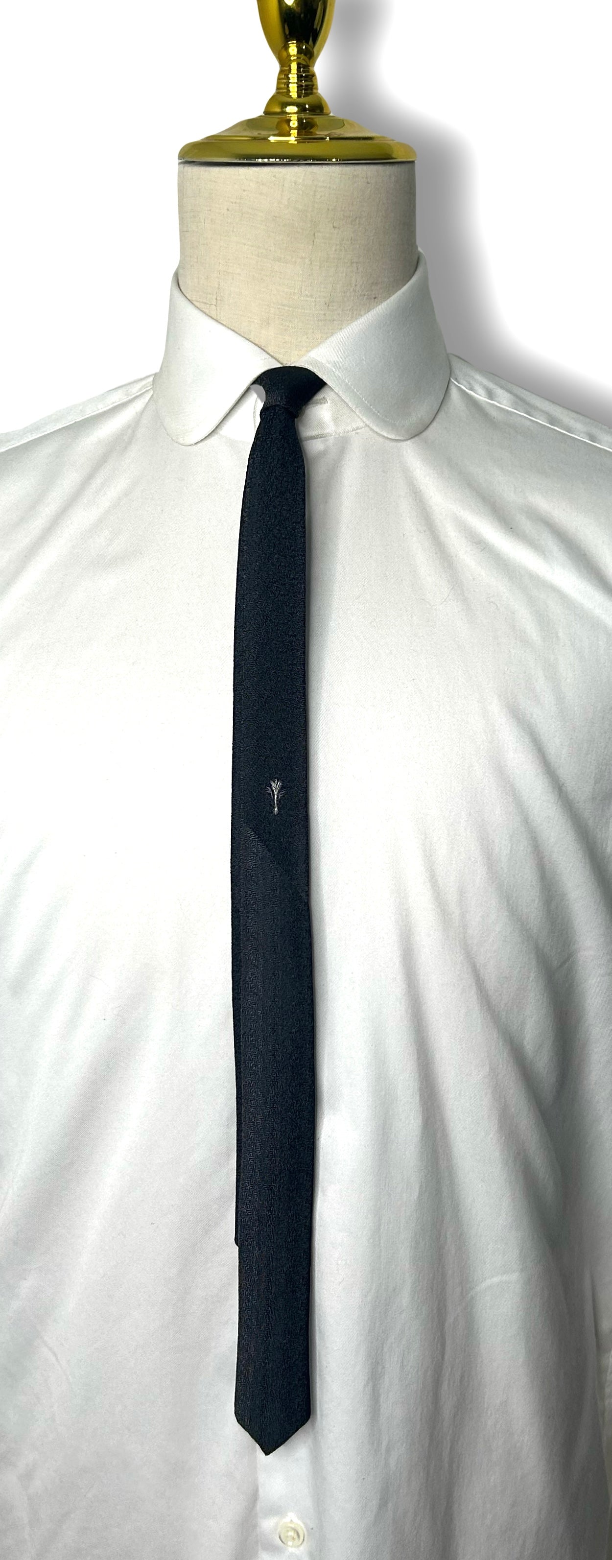Grey Skinny Tie