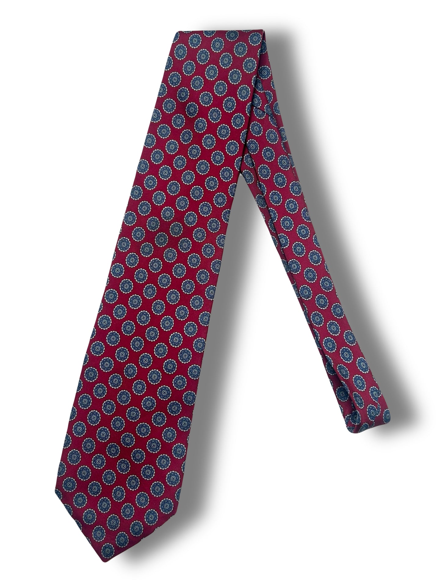 Burgundy Medallion Tie