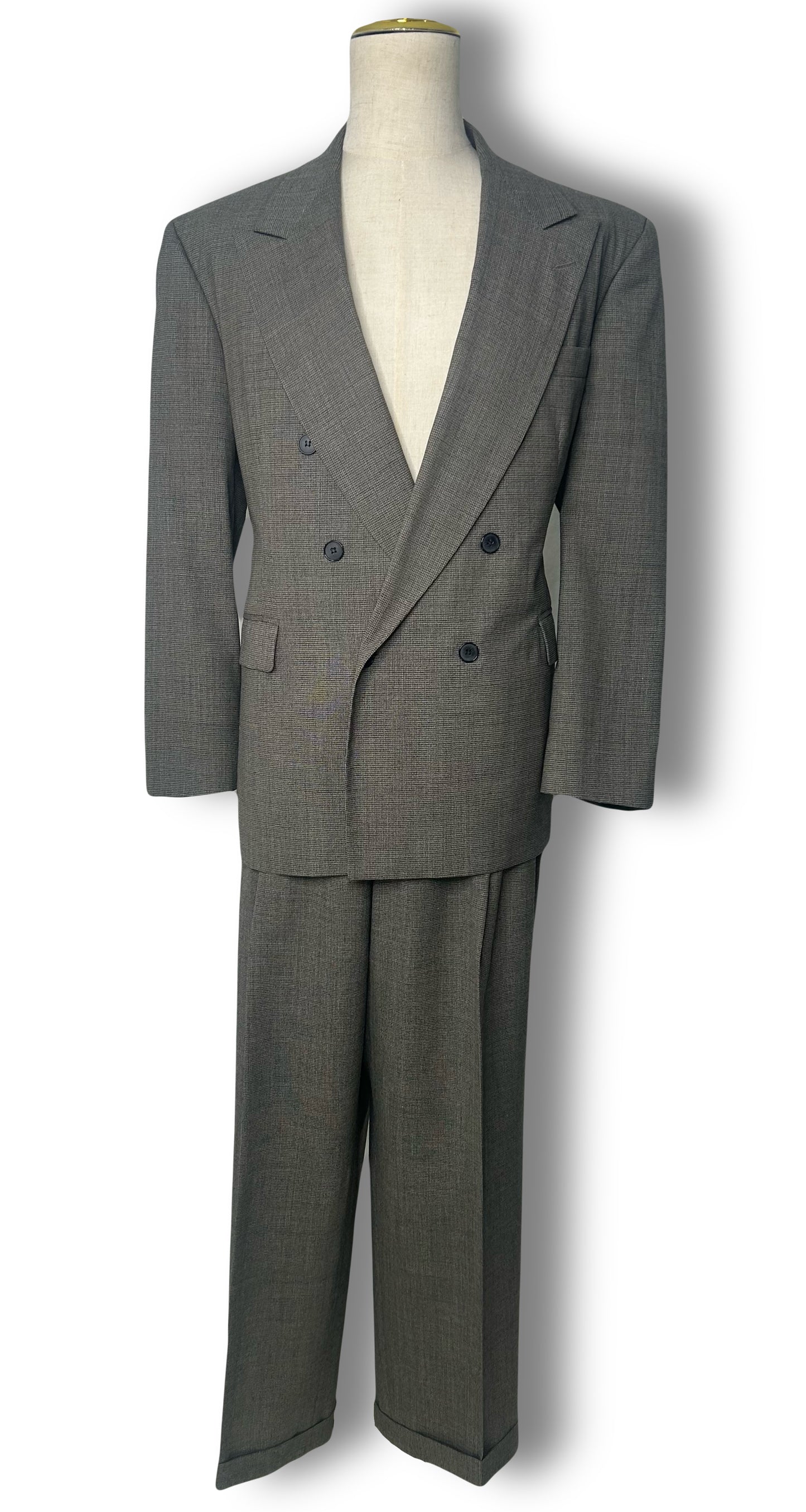 Tan/Black Nailhead Suit (44)