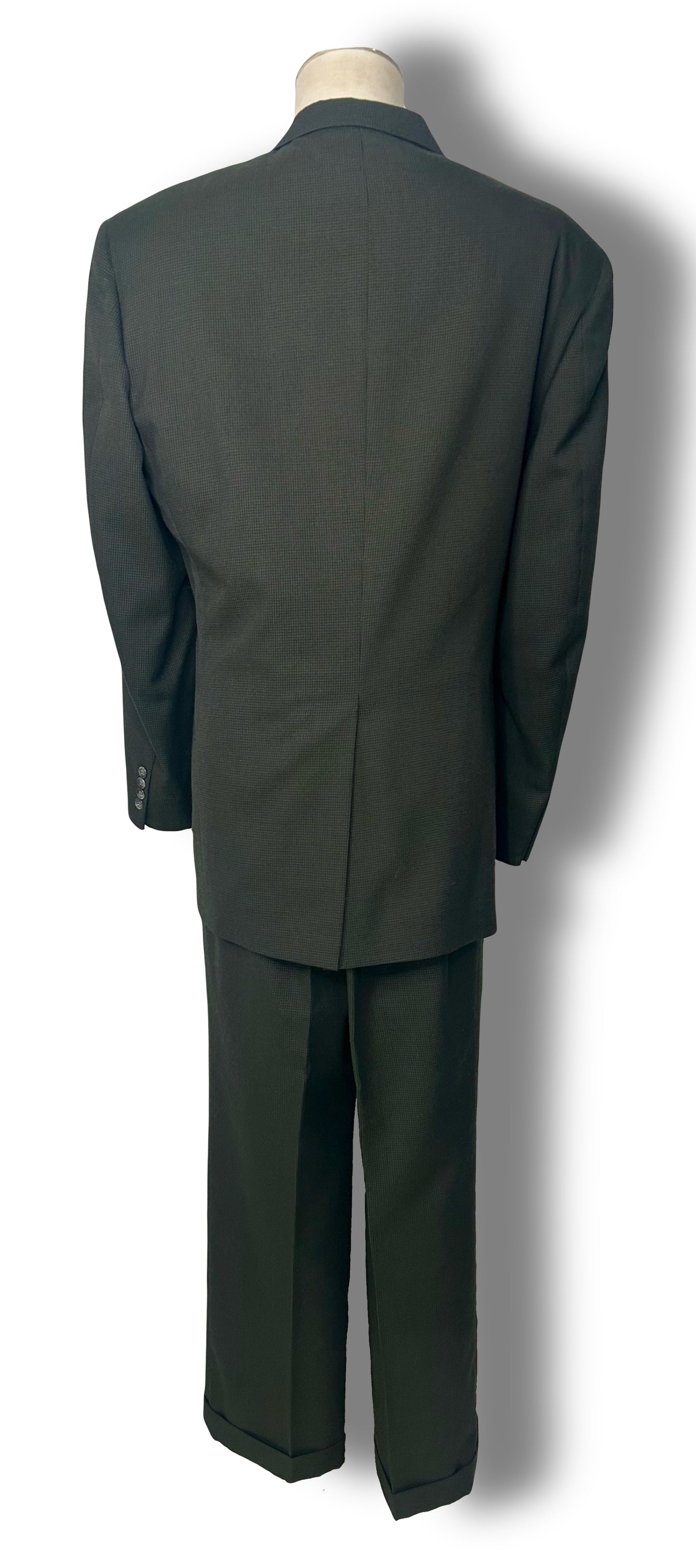 Green Houndstooth 2 Piece Suit (45)
