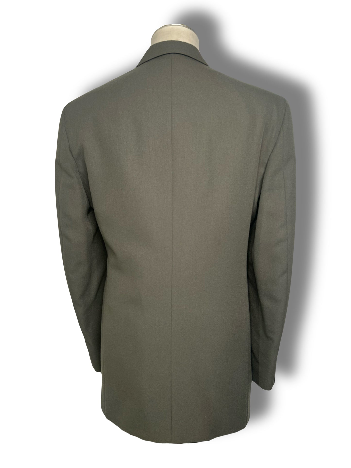 Olive Double Breasted Suit (40)
