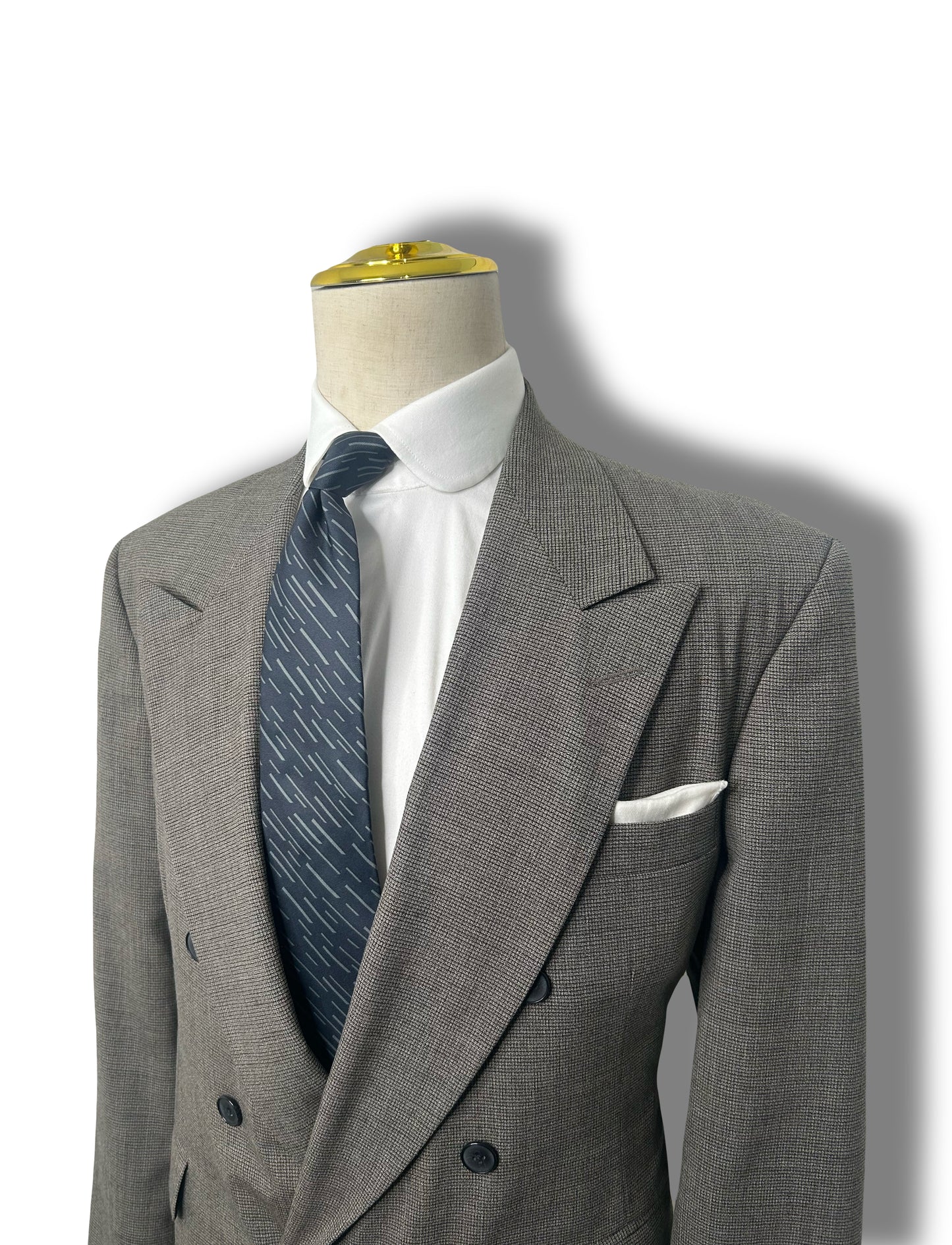 Tan/Black Nailhead Suit (44)