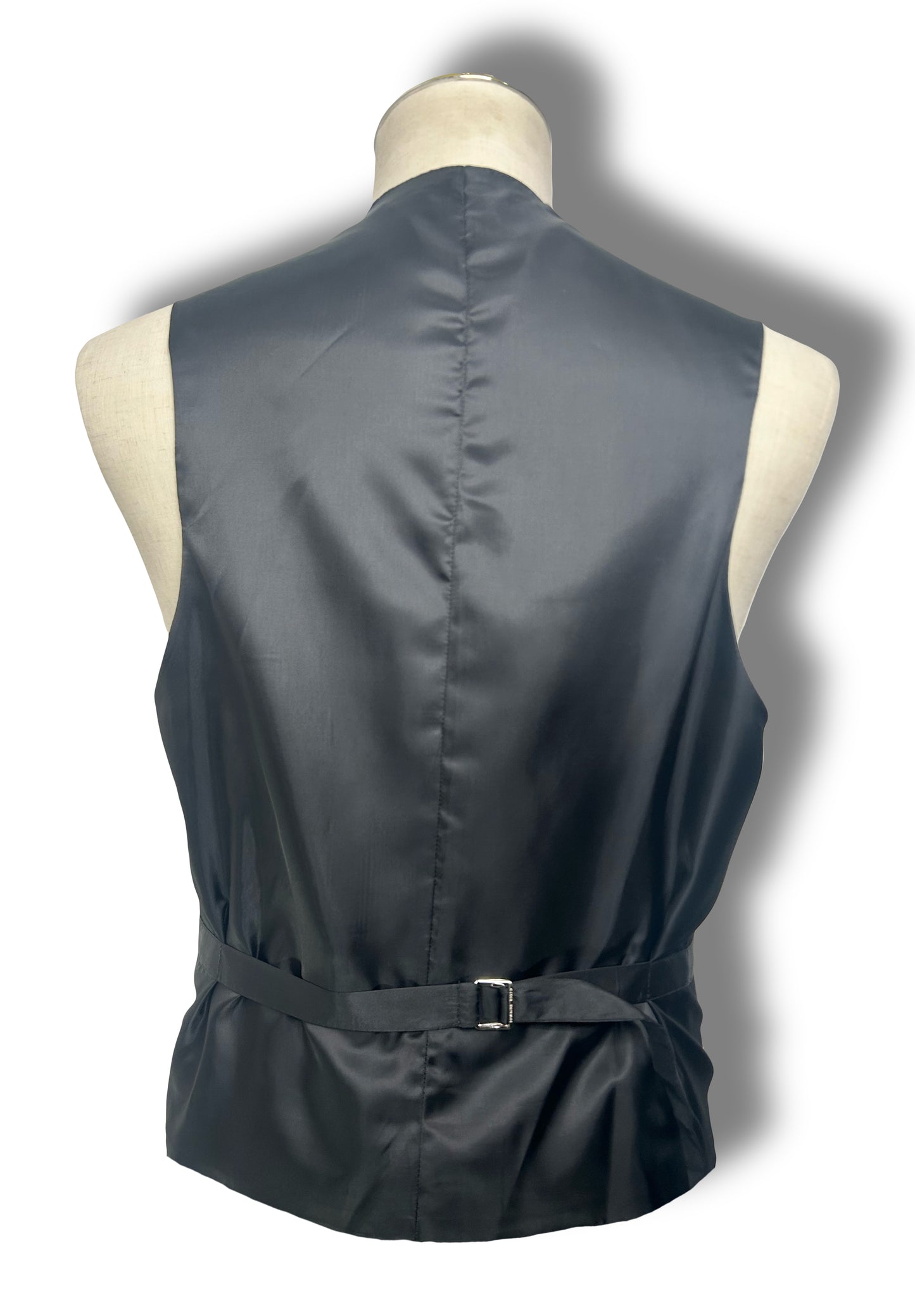 Grey Pinstripe 3 Piece Suit (46)