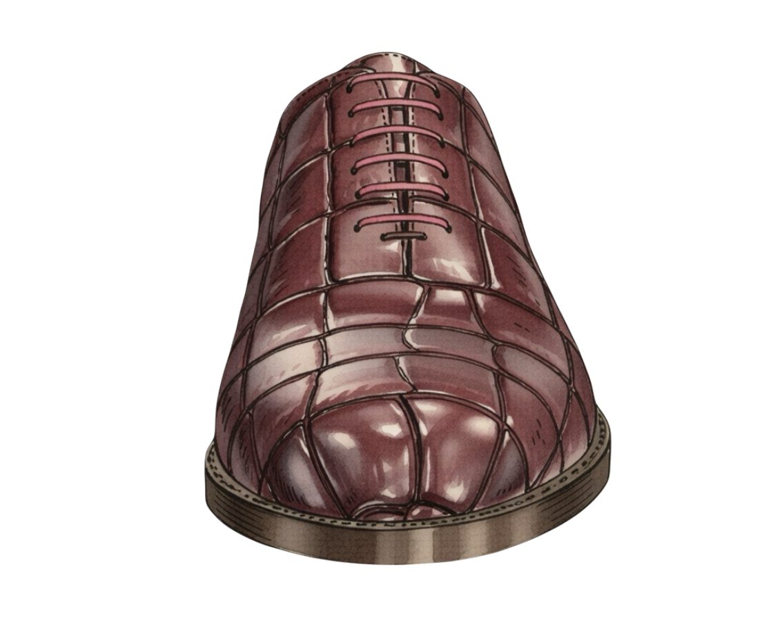 Lolong Wholecut (Burgundy)