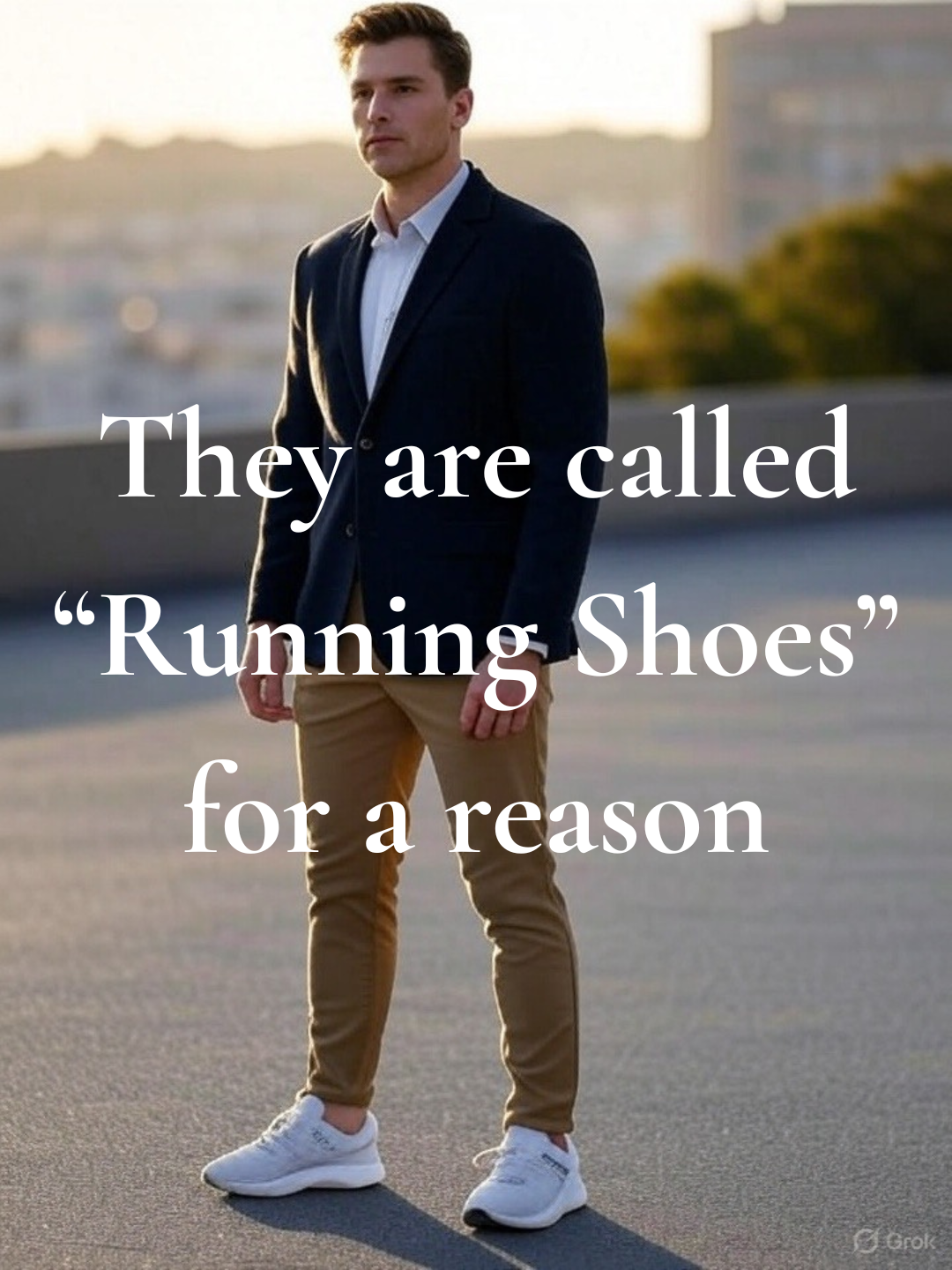 They are called "running" shoes for a reason.