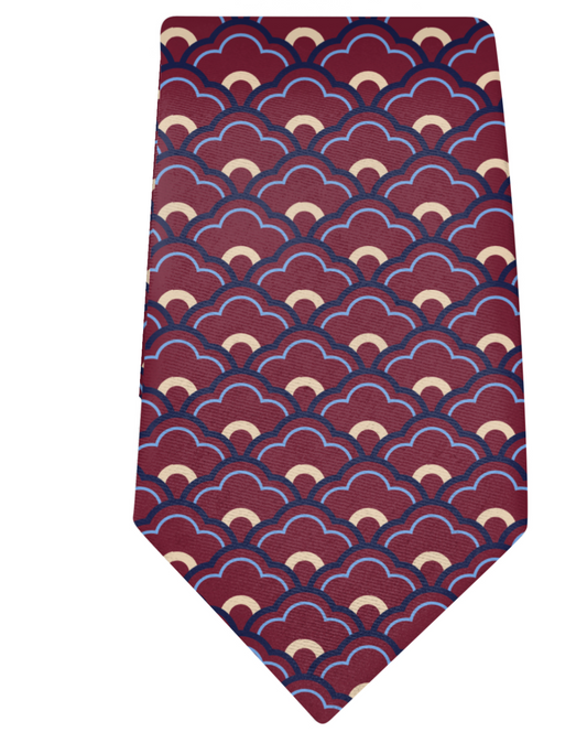 Burgundy Deco Tie