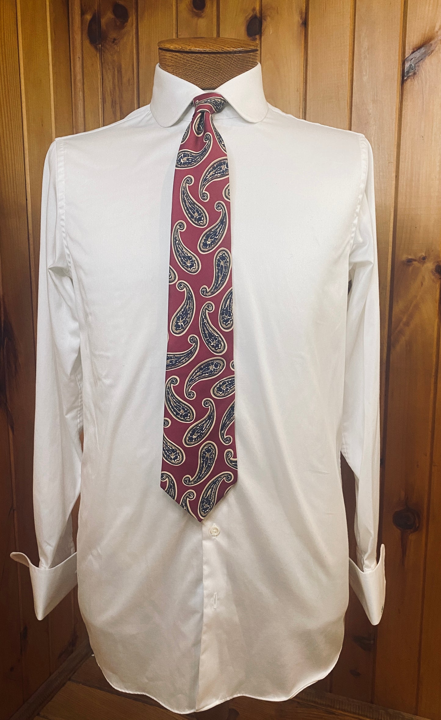 Burgundy Paisley Tie