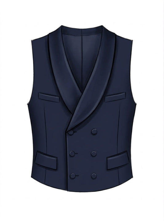 Regalia Americana Vest (Navy Solid)