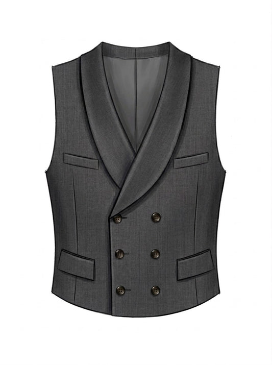 Regalia Americana Vest (Grey Solid)