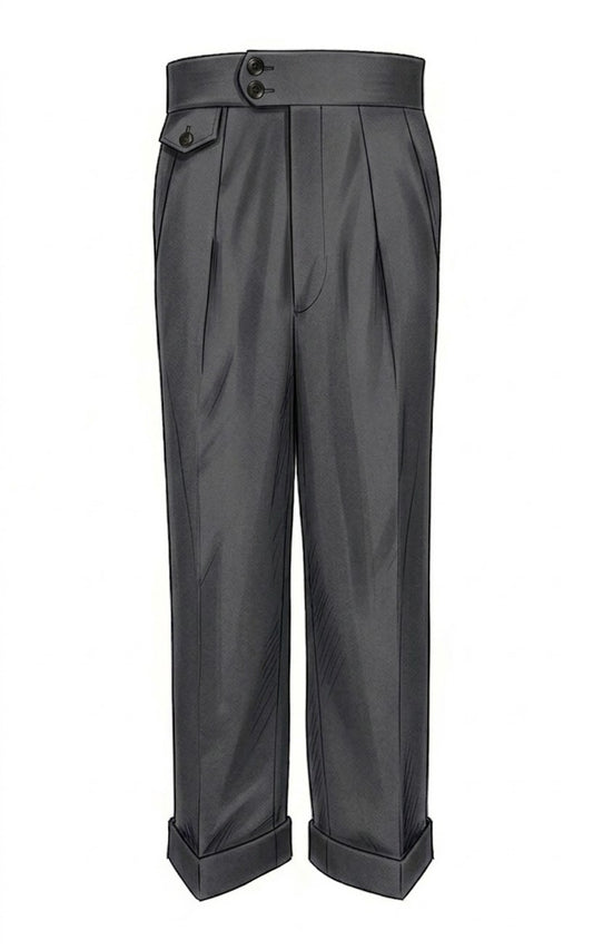 Regalia Americana Trousers (Grey Solid)