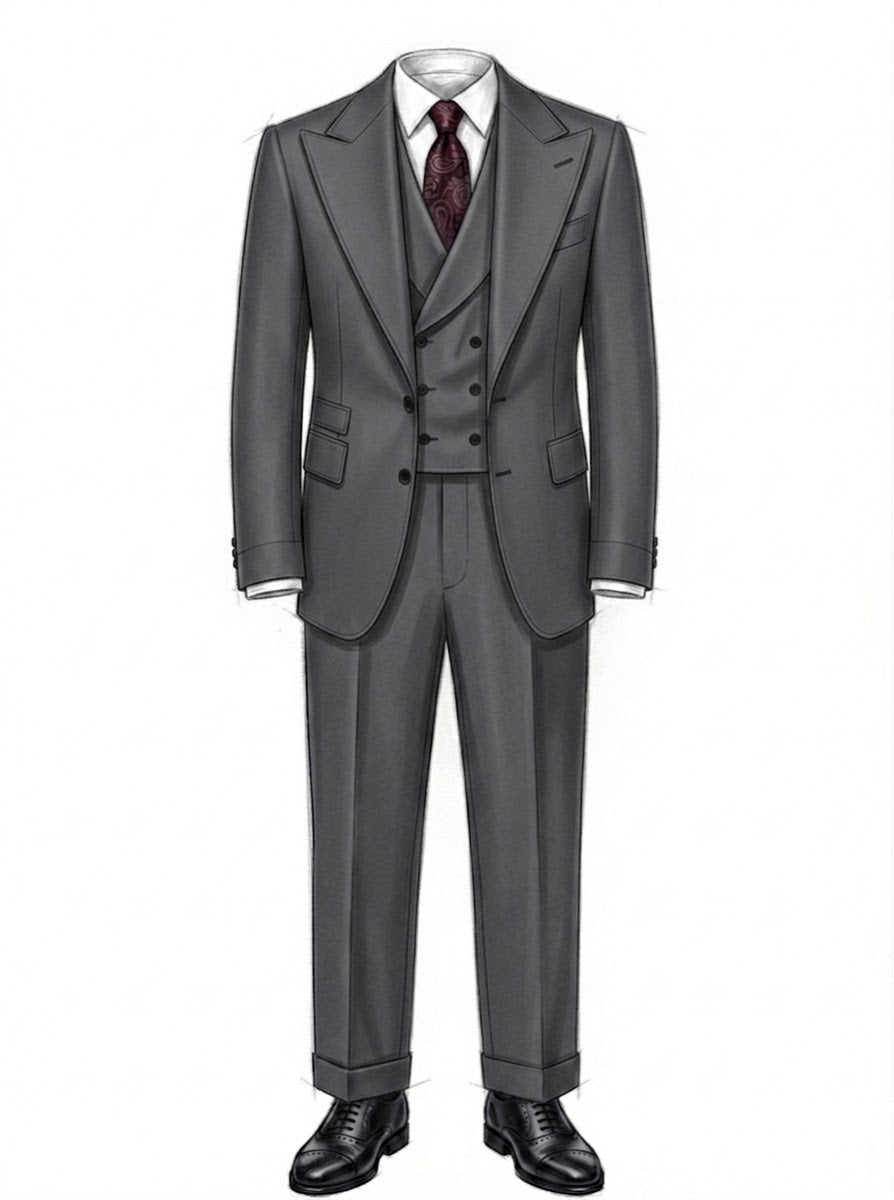 Regalia Americana Vest (Grey Solid)
