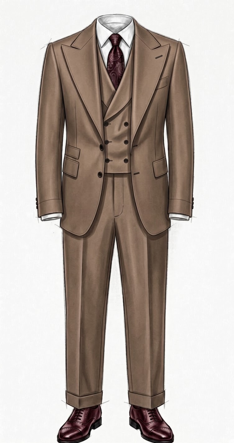 Regalia Americana Trousers (Tan Solid)