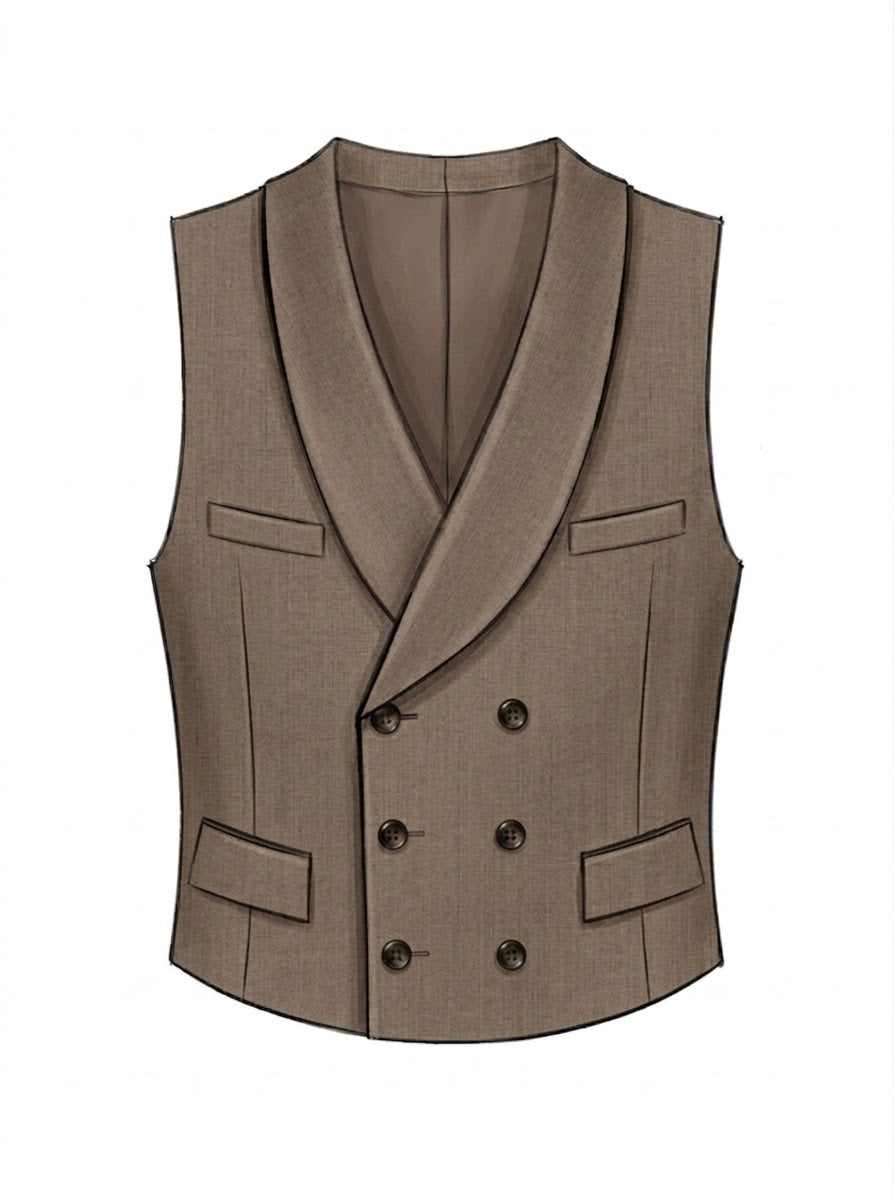 Regalia Americana Vest (Tan Solid)