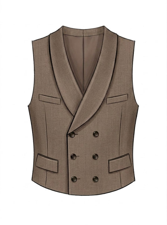 Regalia Americana Vest (Tan Solid)