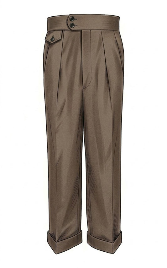 Regalia Americana Trousers (Tan Solid)