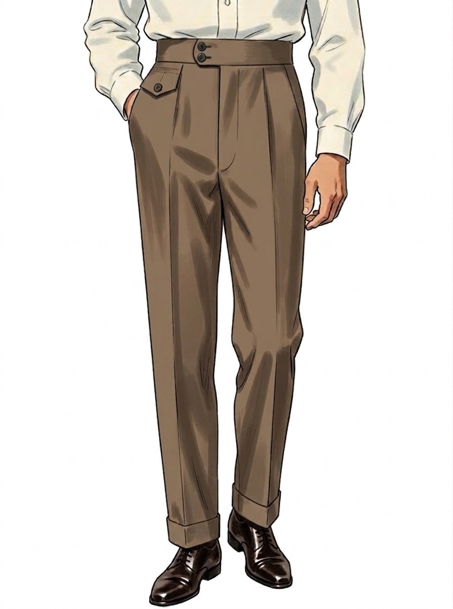 Regalia Americana Trousers (Tan Solid)