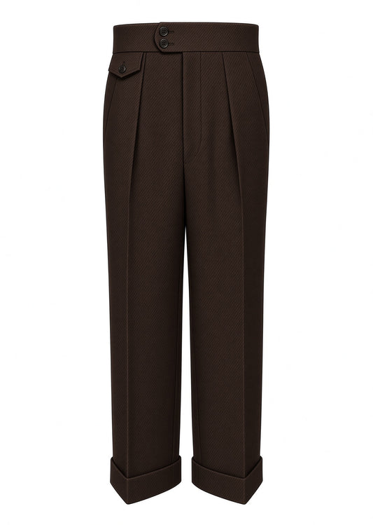 Regalia Americana Trousers (Brown Solid)