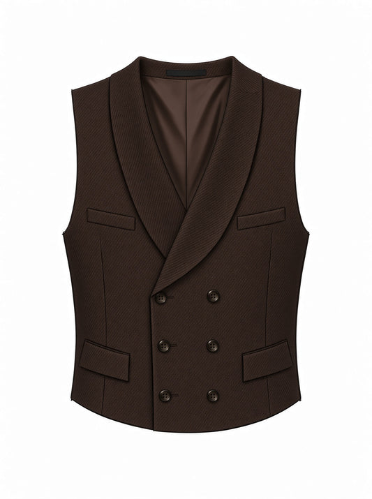 Regalia Americana Vest (Brown Solid)