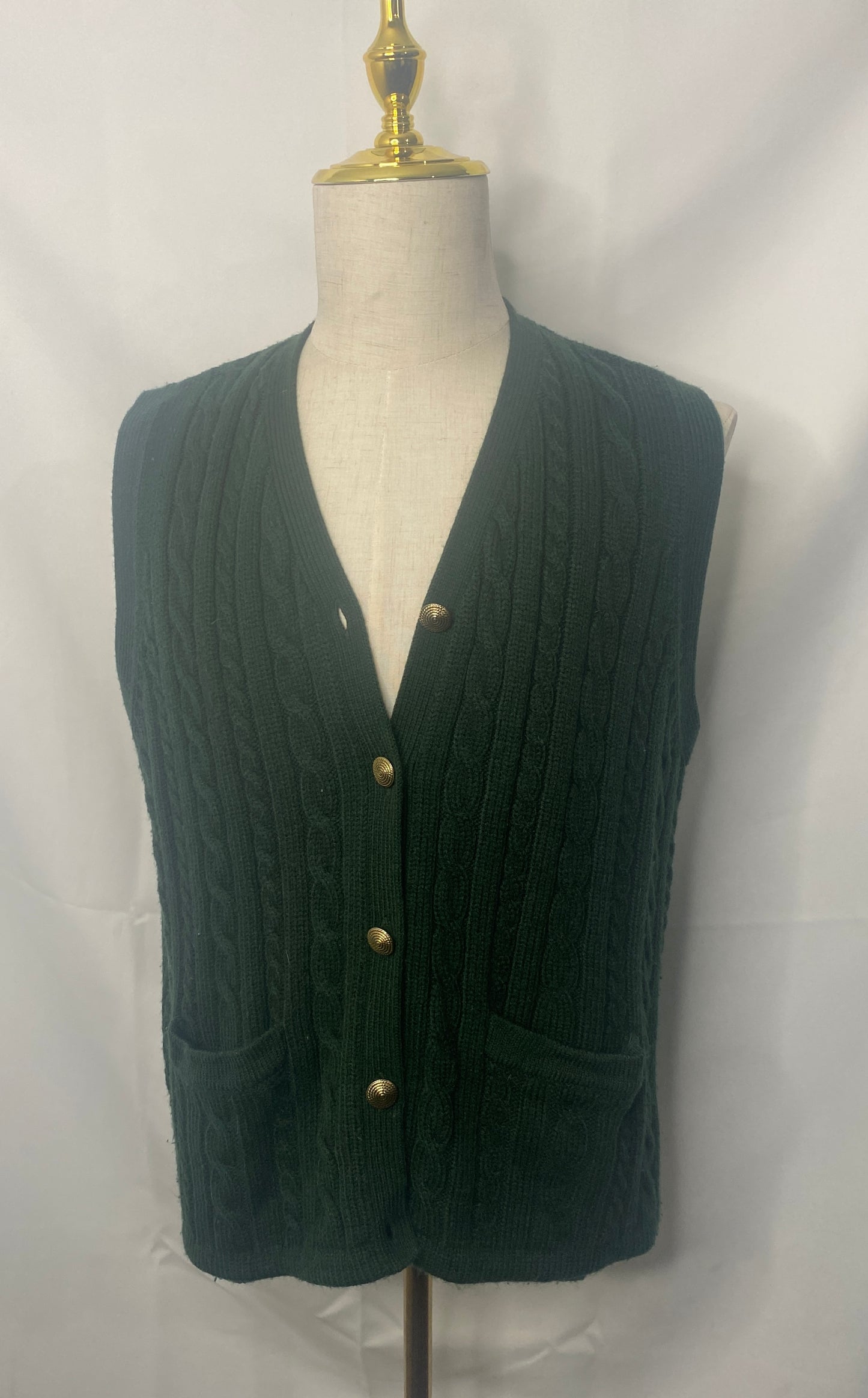 Green Cardigan Vest (40)