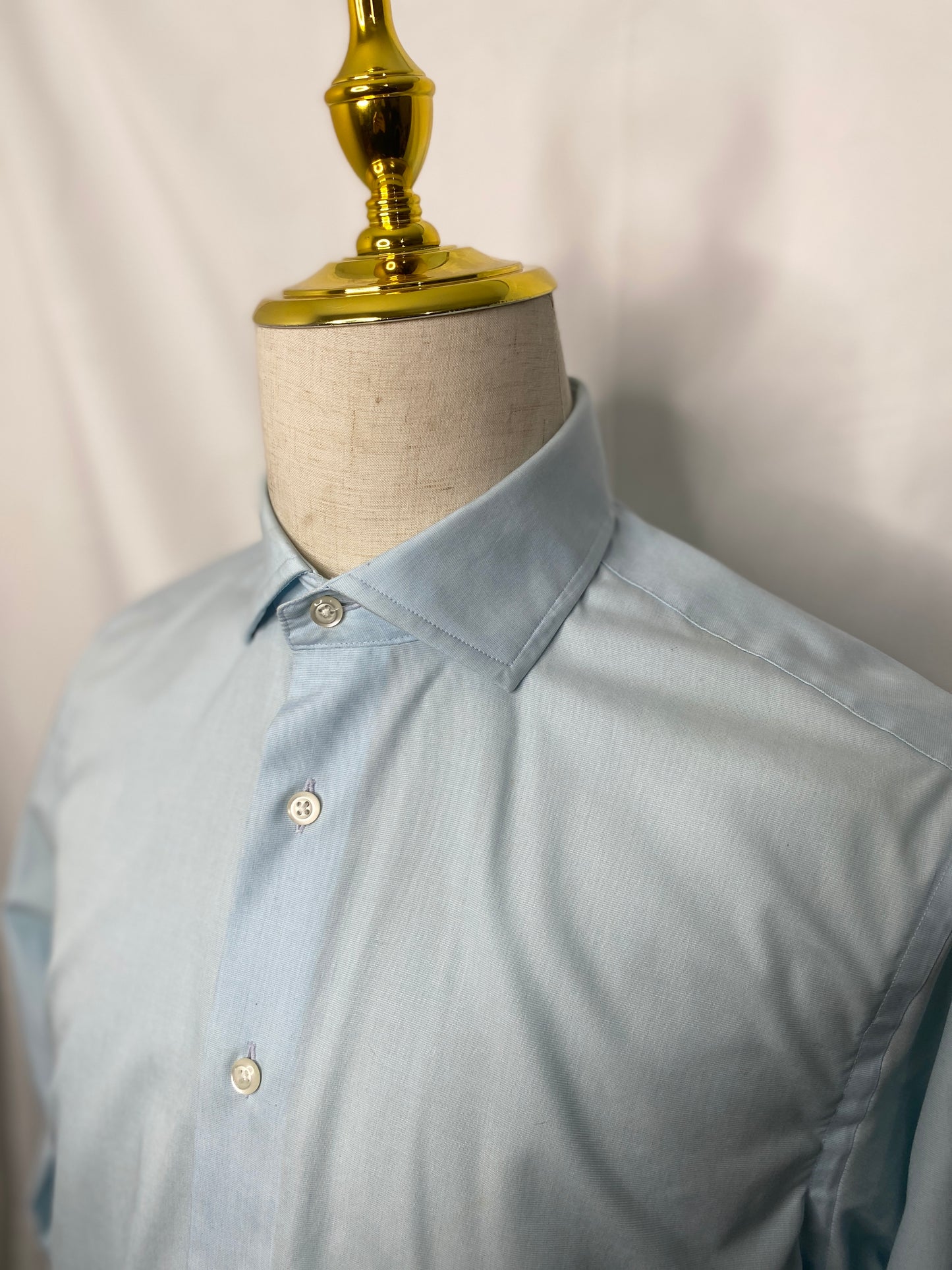 Teal Cutaway Collar Shirt (16 x 35)