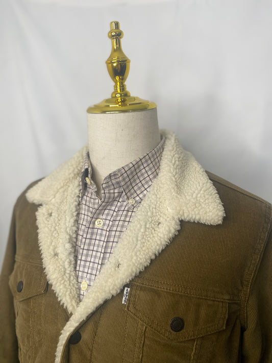 Tan Corduroy Cowboy Coat