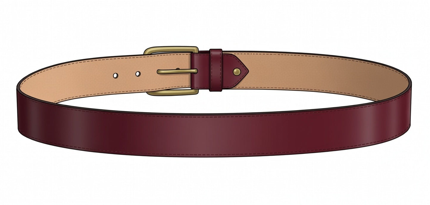Rainsford Belt (Burgundy)