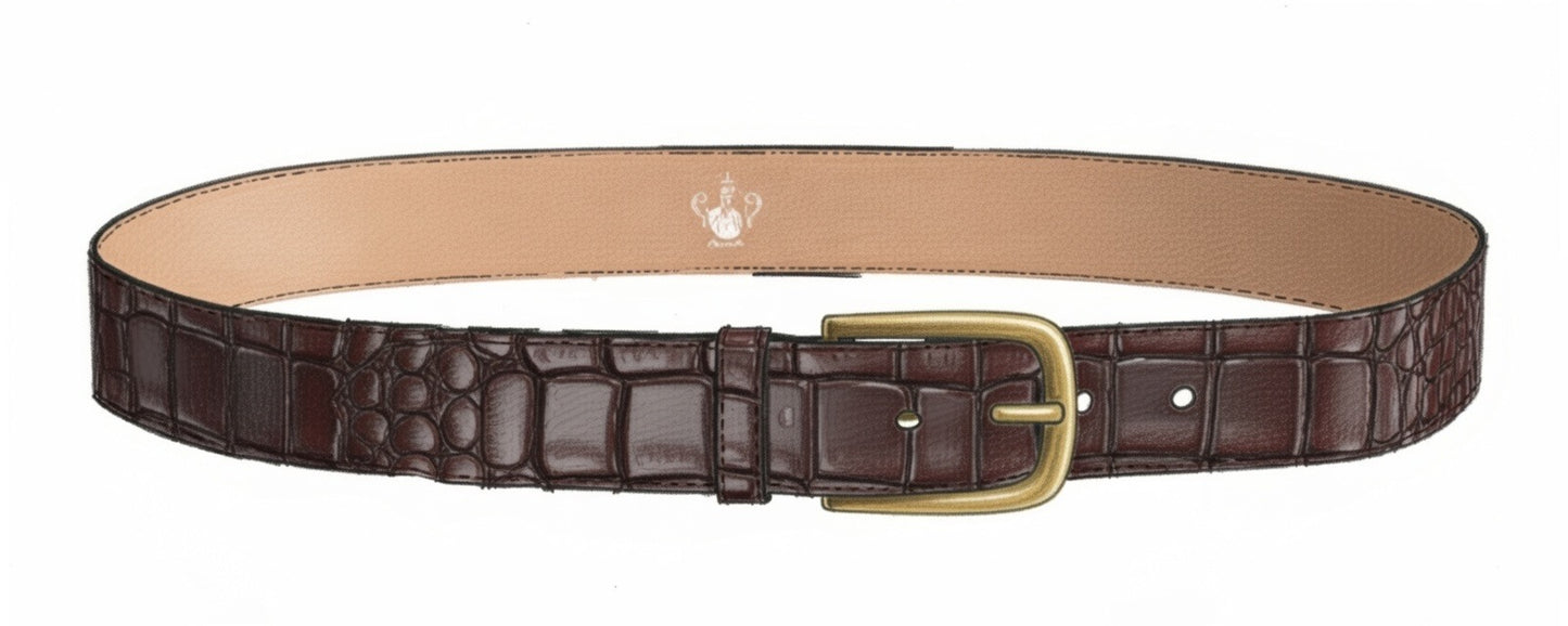 Gustave Belt (Burgundy)
