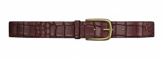 Gustave Belt (Burgundy)