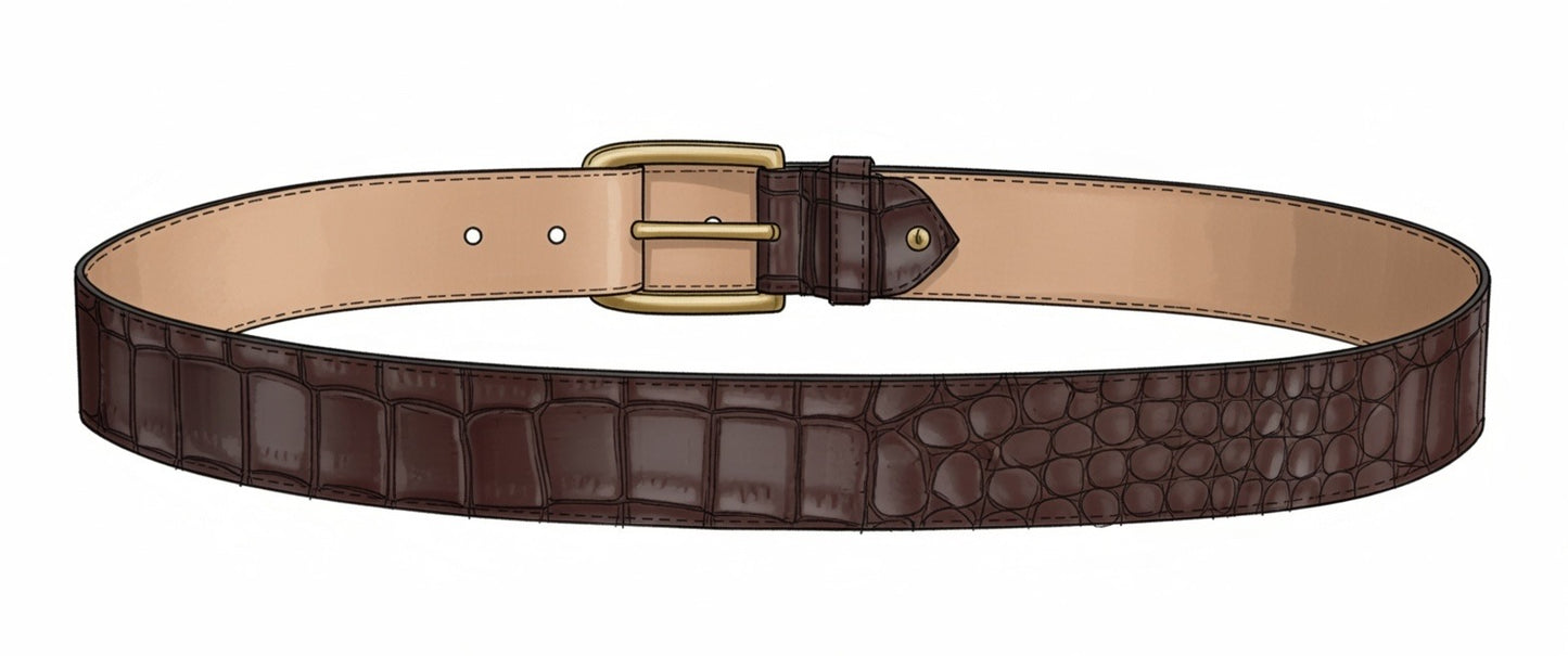 Gustave Belt (Burgundy)