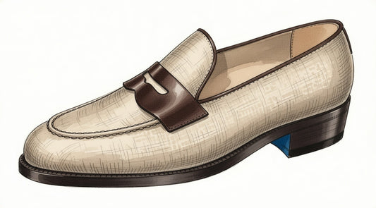 Leopold (Dark Brown & White)