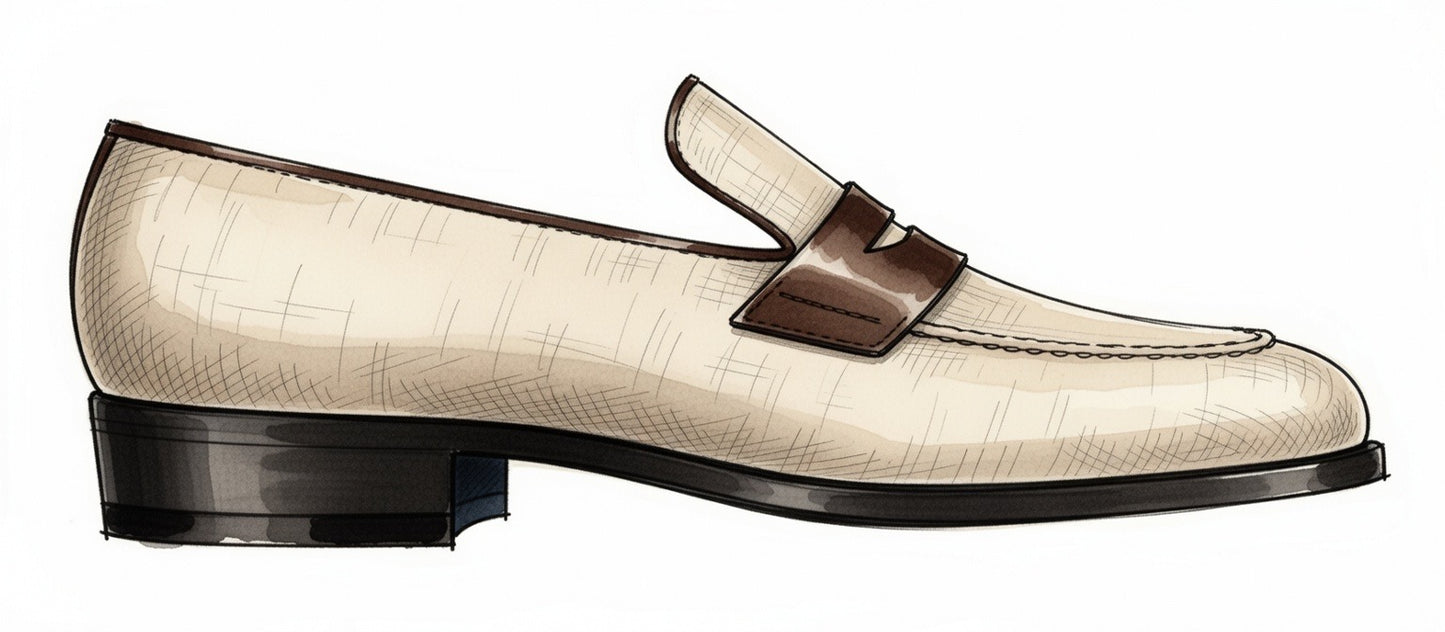 Leopold (Dark Brown & White)