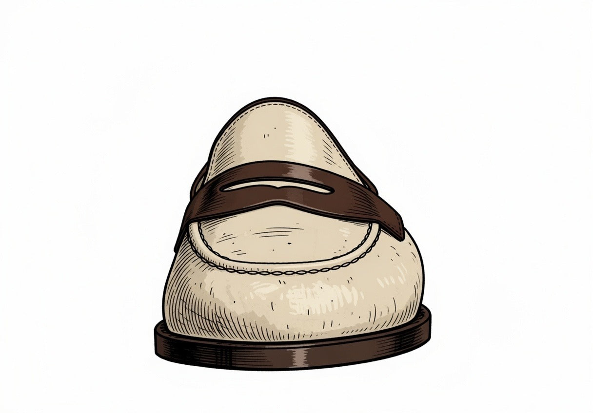 Leopold (Dark Brown & White)