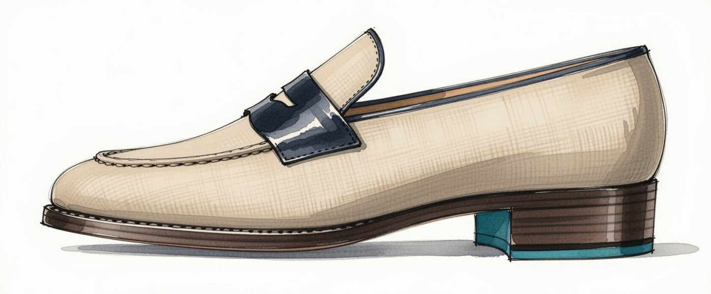 Leopold (White & Navy)