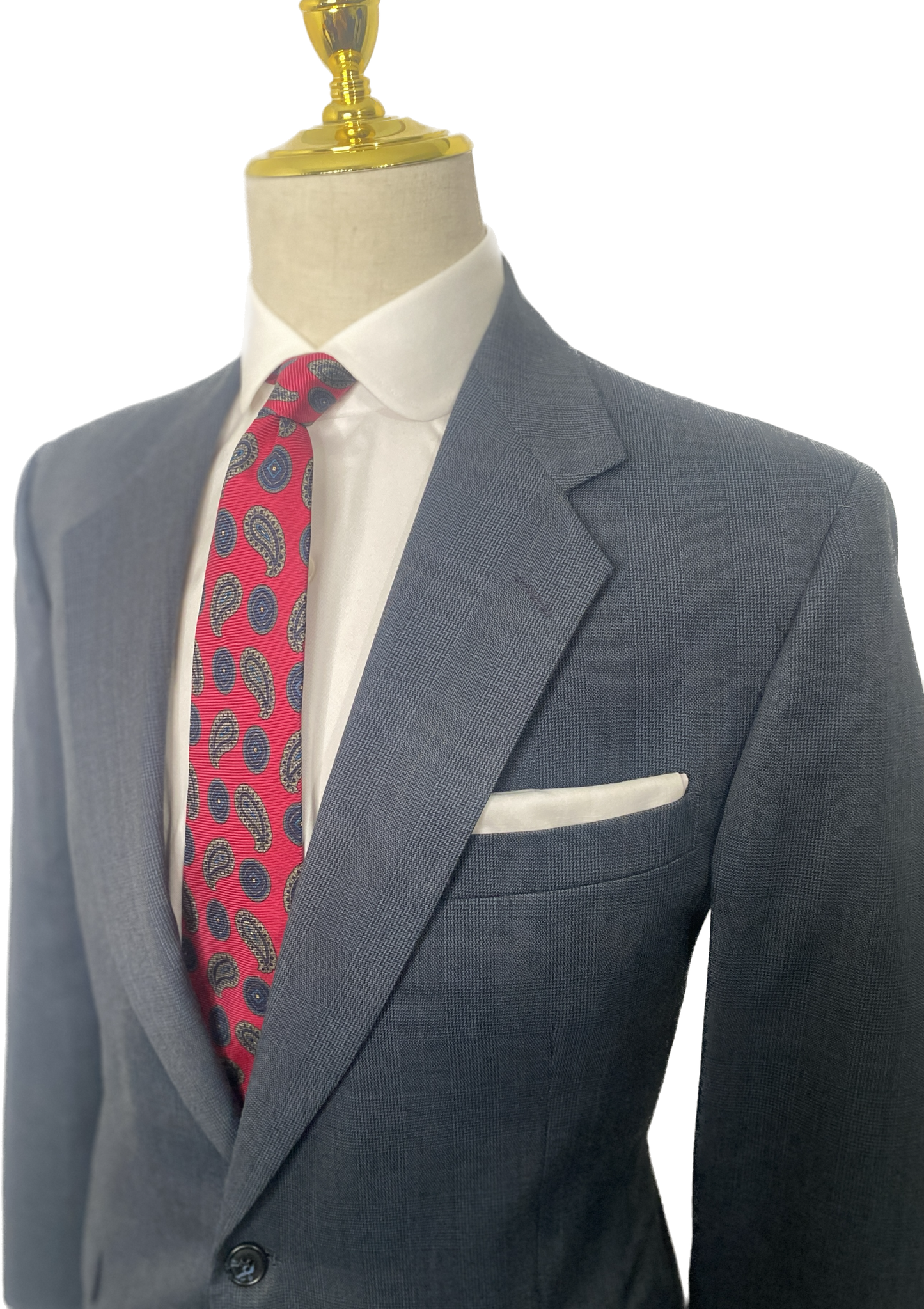 Teal 2 Piece Prince of Wales Suit (42)