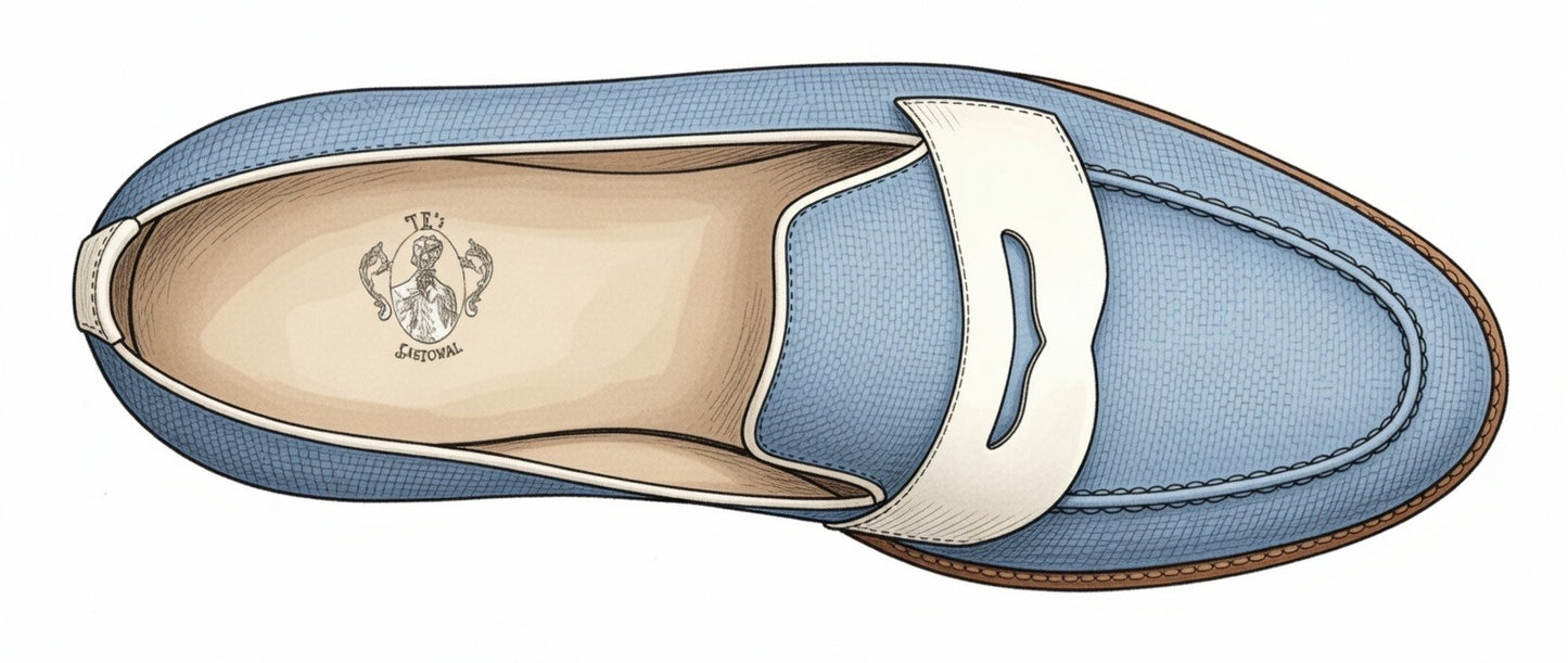 Leopold (Blue & Ivory)