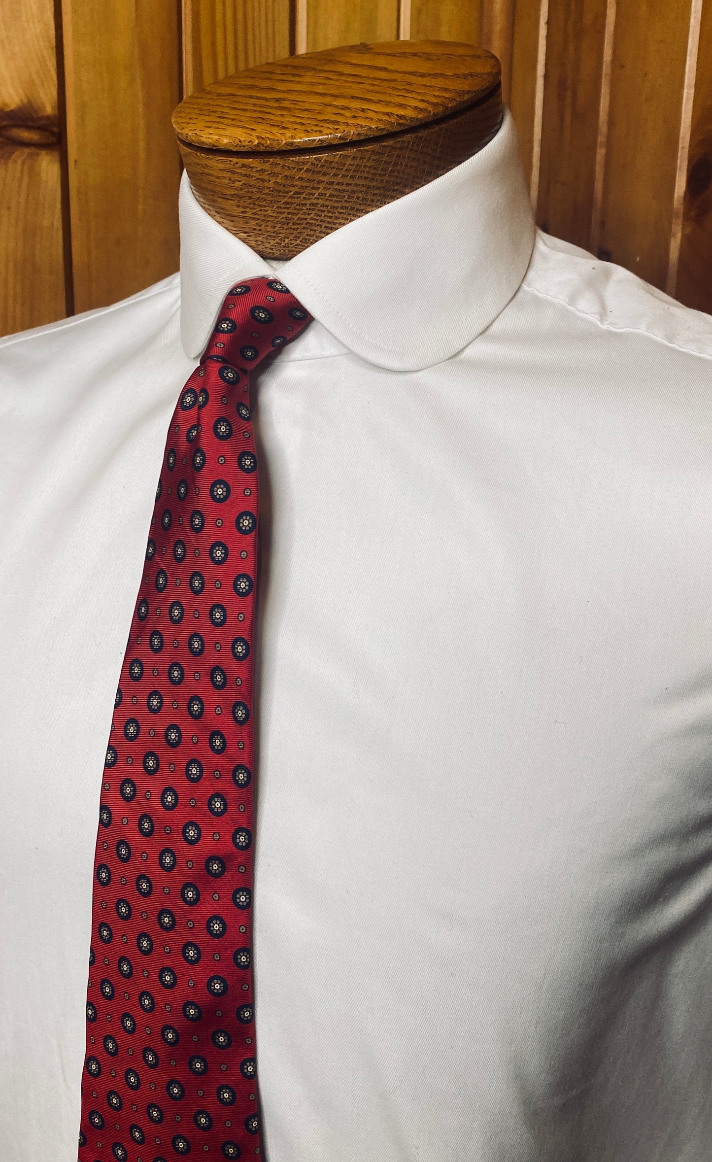 Red Medallion Tie