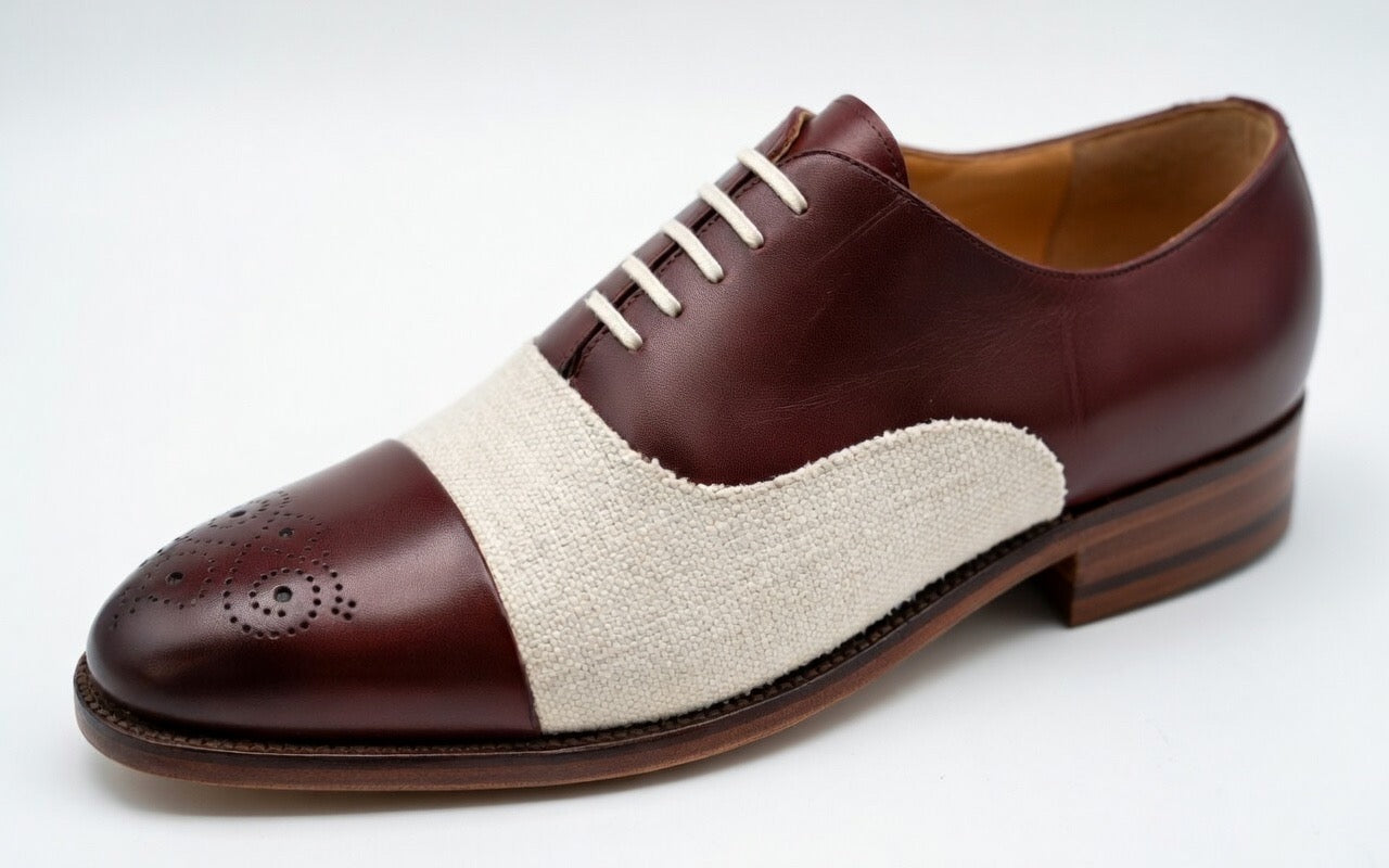 Merfield (Burgundy/Canvas)