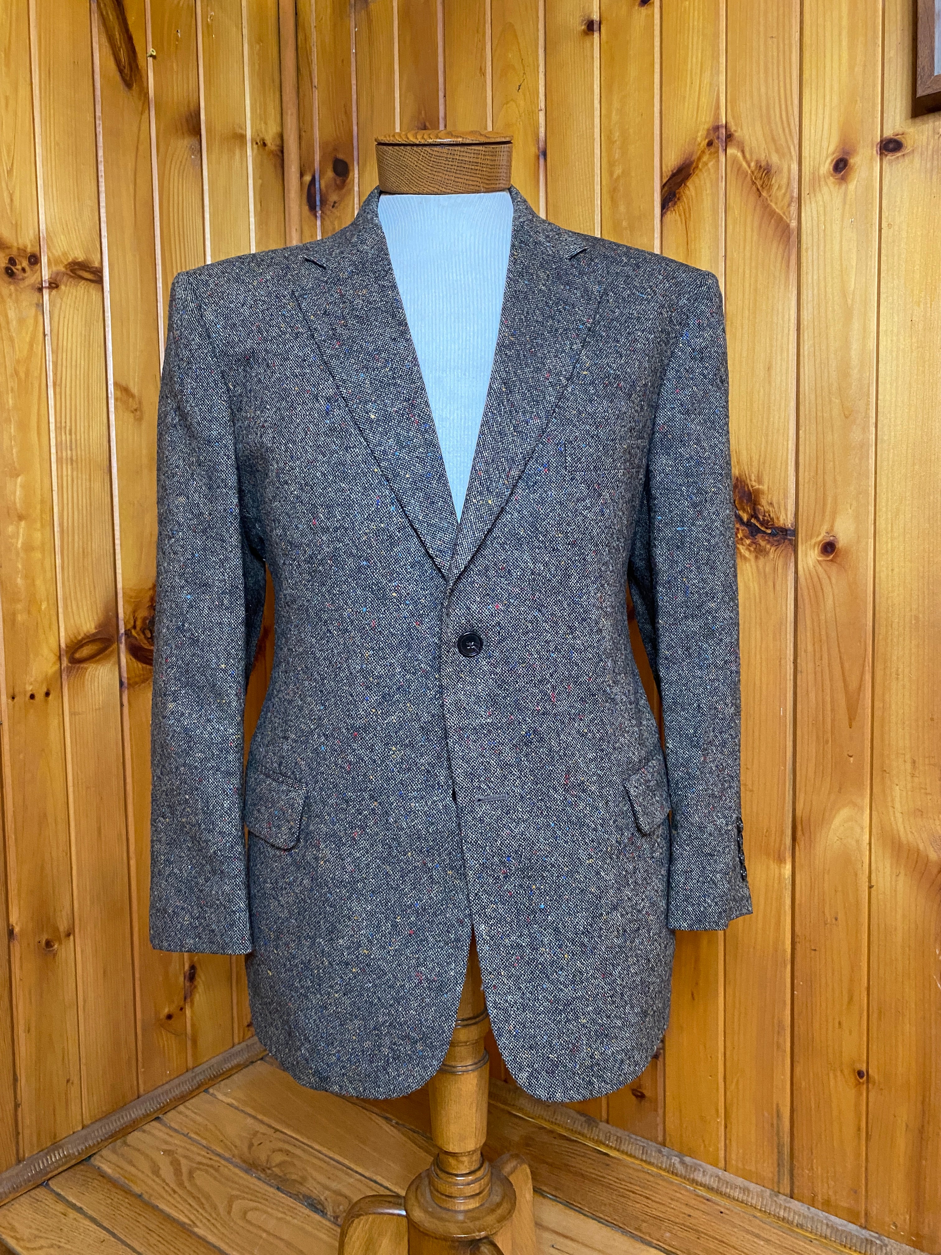 Blue tweed hot sale sport coat