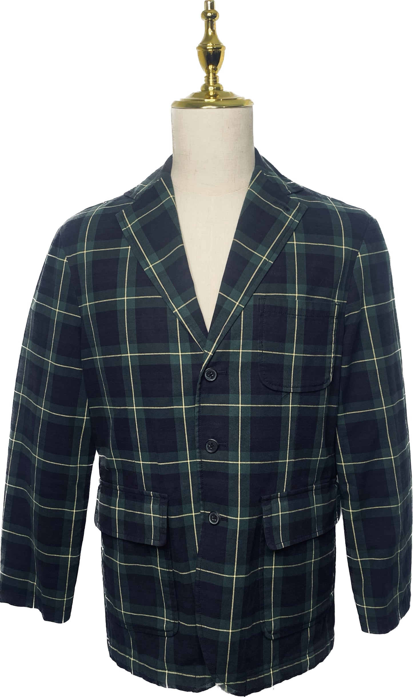 Green Tartan Chore Coat (39)