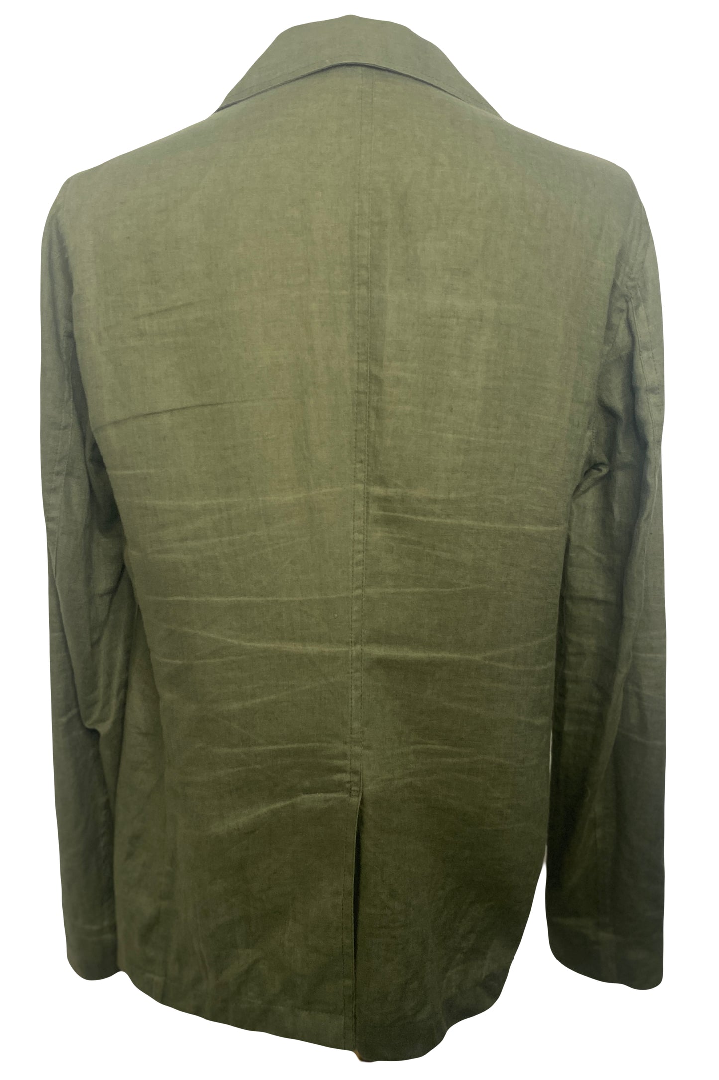 Green Linen Safari Jacket (40)