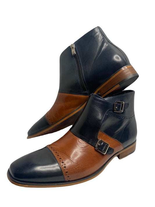 Two-Tone Ankle Boots (10)