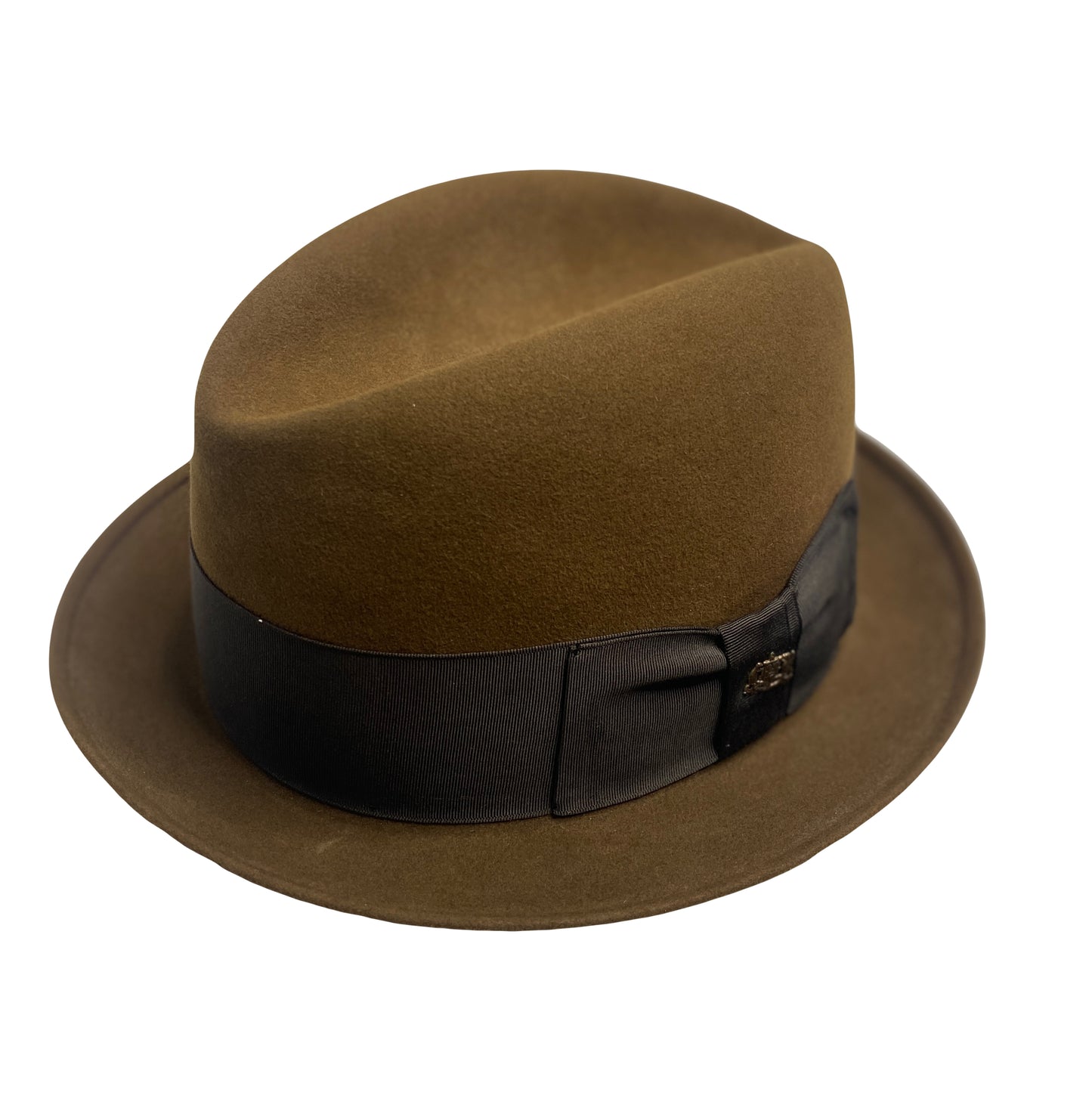 Brown Short-Brim Fedora