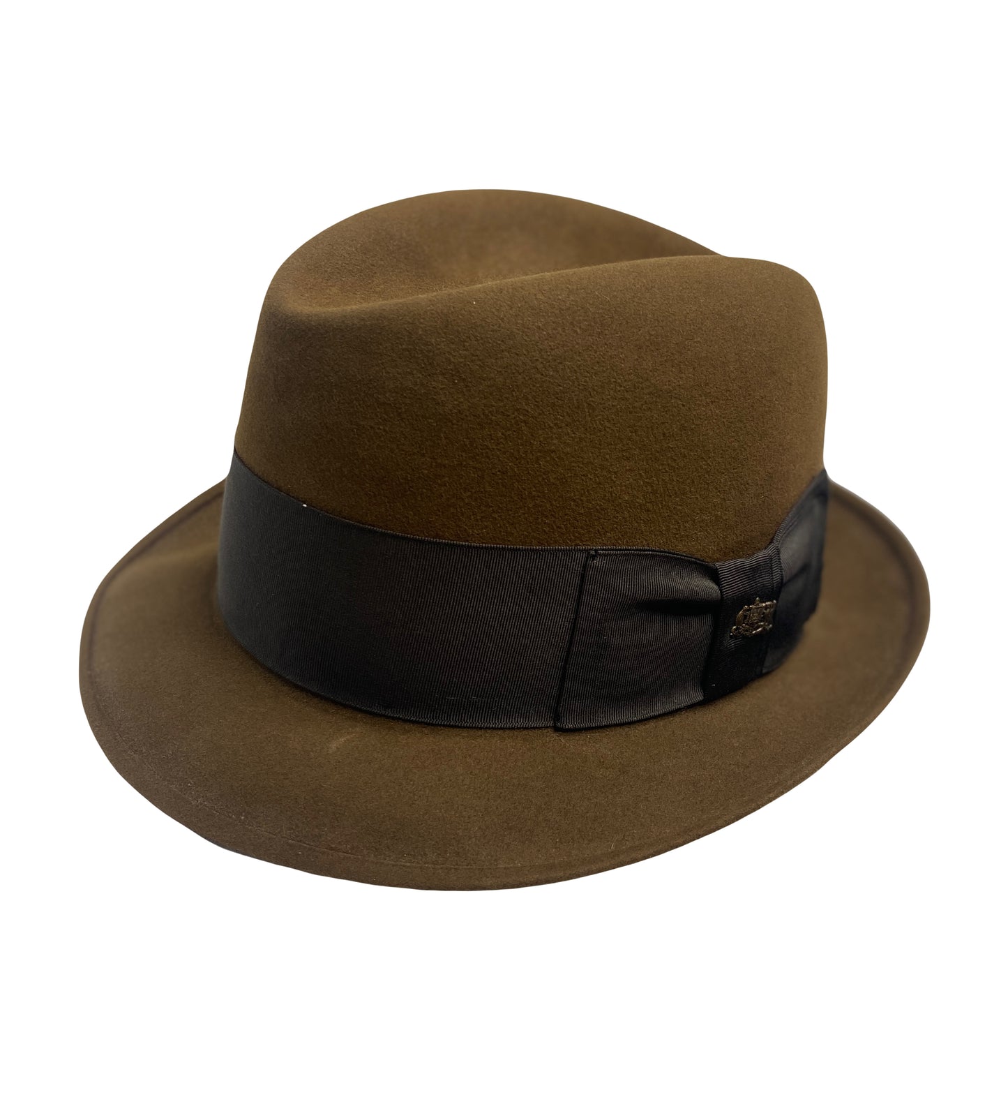 Brown Short-Brim Fedora