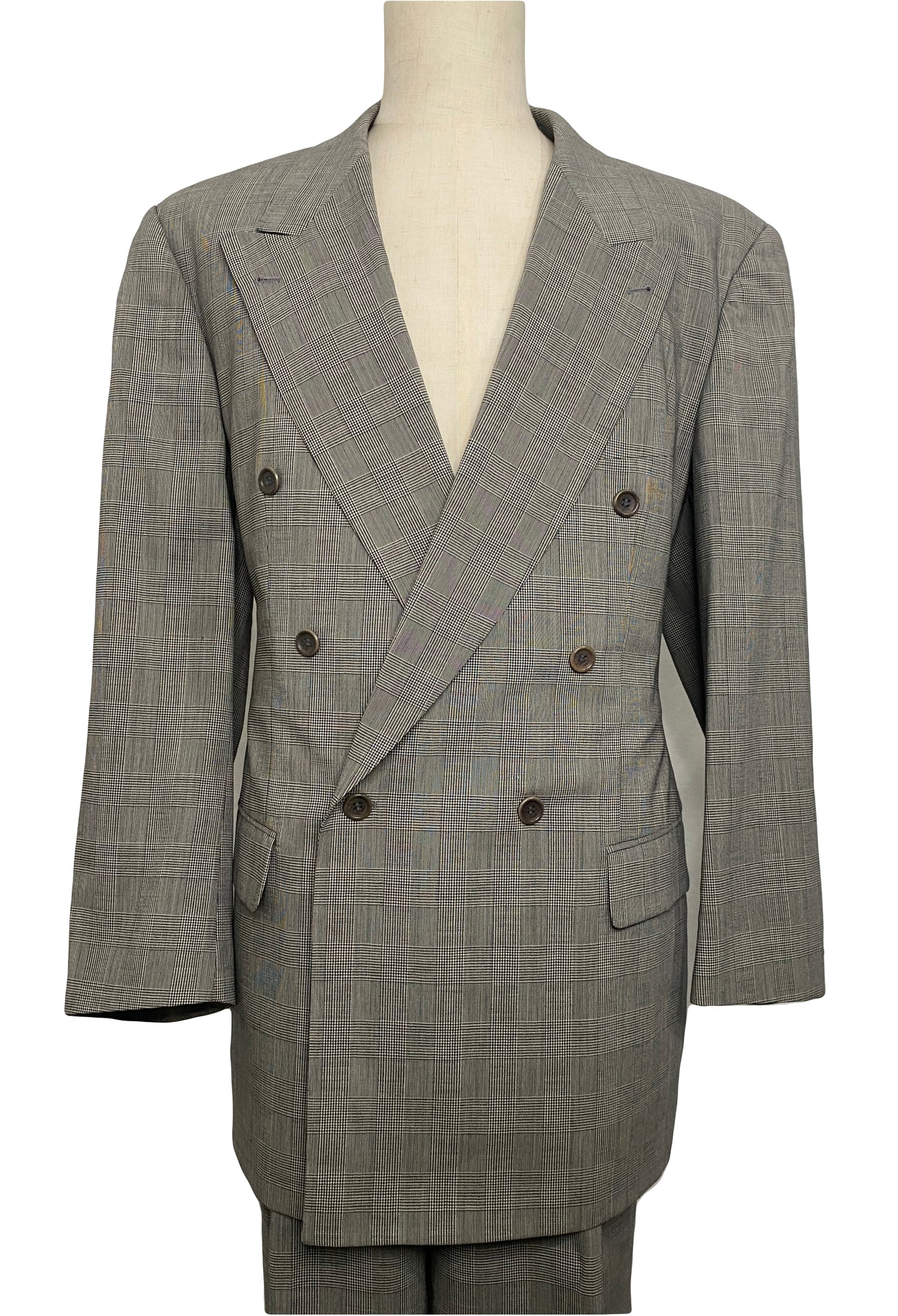 Grey 2-Piece Double Breasted Suit